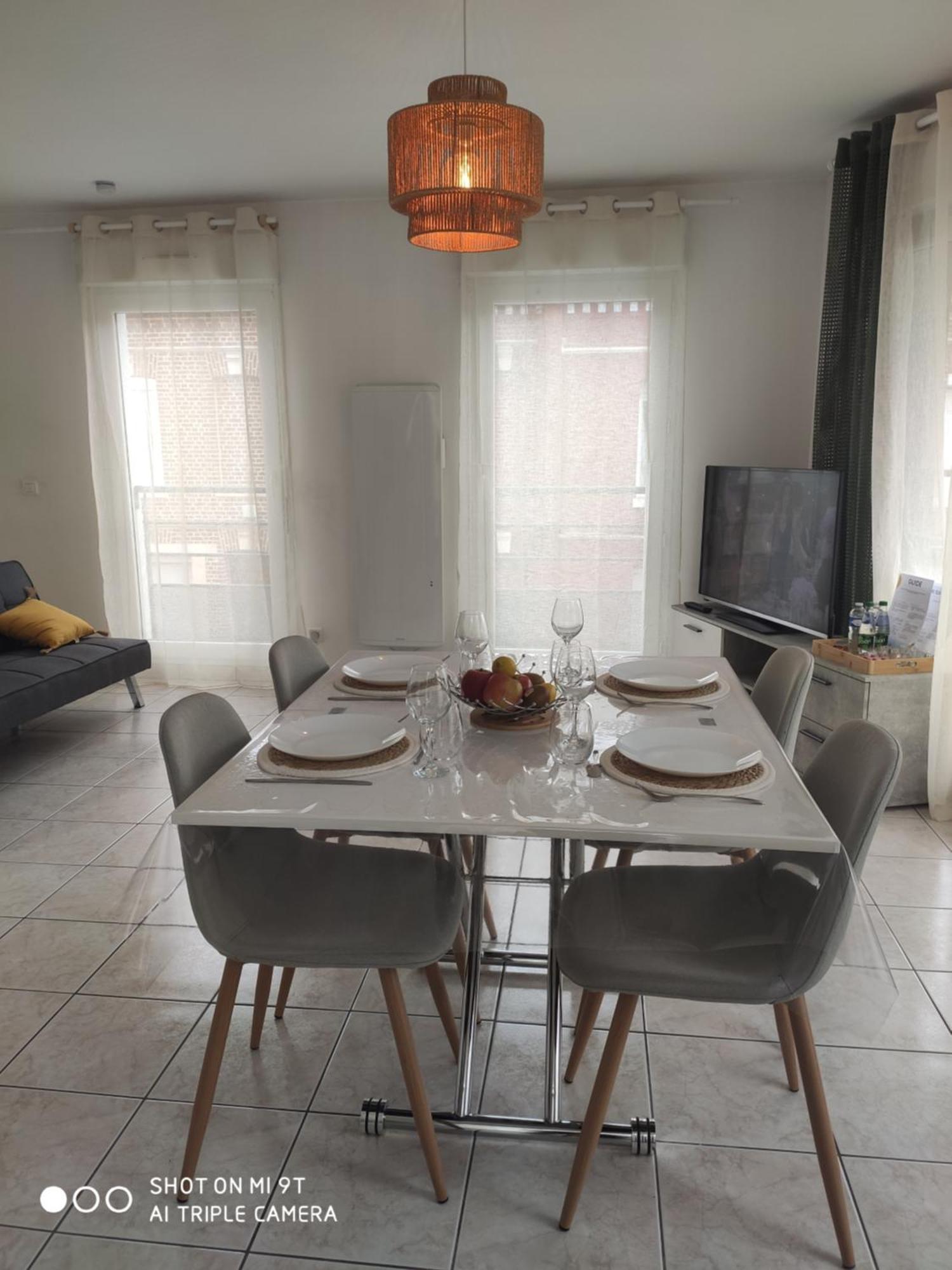 Sublime T2 Lumineux Avec Balcon - Rue Gratuite Apartment Amiens Bagian luar foto